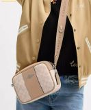  Túi Đeo Chéo Coach Jamie Camera Bag Signature Canvas Stripe CZ185 