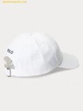  Mũ Lưỡi Trai Polo Ralph Lauren Pony Chino Cotton Baseball Cap 56 White Classic 
