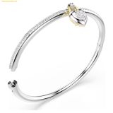  Vòng Tay Swarovski Idyllia bangle Mixed cuts, Heart, Pink, Mixed metal finish SKU: 5737267 