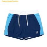  Quần Short MLB Women's Colorblock Woven Shorts New York Yankees 3FSMB0223-50NYL Xanh Phối Trắng 