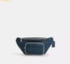  Túi Đeo Hông Coach Travis Belt Bag 35 In Signature Canvas CET44 Ink Blue 