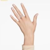  Nhẫn Swarovski Hyperbola ring Infinity, White, Silver-tone finish 5677632 