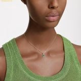  Dây Chuyền Swarovski Chroma pendant Pear cut, Green, 18k gold finish 5648751 