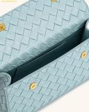  Túi Xách JW PEI Keyla Weave Texture Top Handle Bag - Blue 