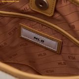  Túi Đeo Chéo MLB Korea shoulder and crossbody tote bucket bag Monogram series New York Yankees - 3ABML024N-50CRD - Trắng Kem 