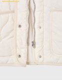  Áo Khoác Phao WHOAU Steve Quilting Jacket Ivory WHJJF4911F 