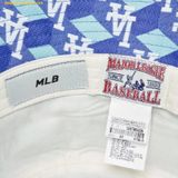  Mũ Bucket MLB Cube Monogram Bucket Hat LA (Blue) 3AHTM033N-07BLS 