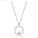  Dây Chuyền, Vòng Cổ Swarovski Creativity pendant White, Rhodium plated 5198686 
