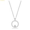 Dây Chuyền, Vòng Cổ Swarovski Creativity pendant White, Rhodium plated 5198686