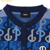  Áo Khoác Cardigan MLB Women's Color Party Monogram Crop Cardigan PHI (D.Blue) 3FKCM0131-10BLD 