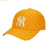  Mũ Lưỡi Trai MLB Monogram Jacquard Curved Adjustable Cap NY 32CPFC011-50D 