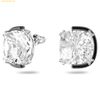  Bông Tai, Khuyên Tai Swarovski Harmonia stud earrings Cushion cut, White, Mixed metal finish 5600943 
