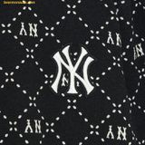  Áo Sweater MLB Dia Monogram Allover Jacquard Comfortable Fit New York Yankees 3AMTM0134-50BKS 
