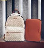  Balo Michael Kors Mk Sally Medium 2-In-1 Logo Backpack 30S3GYDB6B Trắng Logo 
