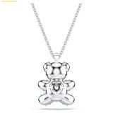  Dây Chuyền Swarovski Teddy pendant Bear, Blue, Rhodium plated 5737620 