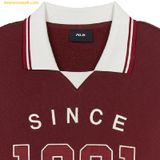 Áo Sweater MLB Varsity Over Fit Polo Sweatshirts Boston Redsox 3AMTV0844-43BDS Màu Đỏ 