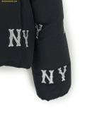  Áo Khoác Phao MLB Women's Megagram Embroidered Tube Hooded Crop Padded NY (Black) 3FDJG1046-50BKS 