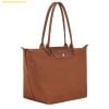  Túi Tote Longchamp Le Pliage Original L Cognac - Canvas 