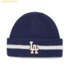  Mũ Len MLB Varsity Stripe Mid Beanie LA (Navy) - SKU: 3ABNM0536-07NYS 