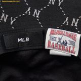  Mũ Bucket MLB Diamond Monogram Bucket Hat NY (Đen) 3AHTM114N-50BKS 