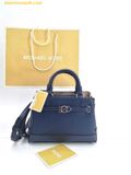  Túi Đeo Chéo Michael Kors Reed Small Pebbled Leather Satchel Navy 