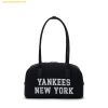 Túi Đeo Vai MLB Varsity Jacquard Square Shoulder Bag New York Yankees - Đen 3ABQL014N-50BKS