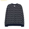  Áo Sweat MLB Classic Monogram Front Pattern Jacquard Overfit Man-to-Man LA (D.Navy) 3AMTM0334-07NYD 