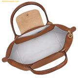  Túi Tote Longchamp Le Pliage Original M Cognac - Canvas 