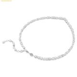  Bộ Trang Sức Dây Chuyền Và Bông Tai Swarovski Mesmera set Mixed cuts, White, Rhodium plated 5674306 