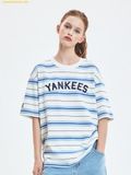  Áo Thun MLB Varsity Stripe Overfit New York Yankees 3ATSV0353-50IVS 