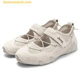  Giày Bệt Nữ Jeep Outdoor Shoes Grey PX241WAS932 W0014 - Gray 