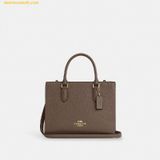  Túi Tote Vuông Coach Maggie Small Tote Bag CY668 Dark Stone 