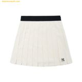  Chân Váy Xếp Ly MLB Women's Basic Pleated Skirt NY (Cream) 3FSKB0324-50CRS 