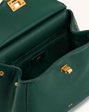  Túi xách JW PEI Lucia Classic Top Handbag - Dark Green 