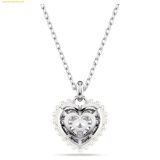  Dây Chuyền, Vòng Cổ Swarovski Idyllia pendant Heart, White, Rhodium plated 5684386 