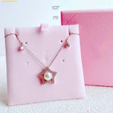  Dây Chuyền, Vòng Cổ Swarovski Stella Necklace Crystal Pearls, Star, White, Rose Gold-Tone Plated 5645382 