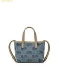  Túi Đeo Chéo MLB Classic Monogram Denim Embossed Mini Crossbody Bag New York Yankees 3ACRDM16N-50BLL L.Blue 