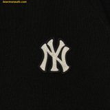  Áo Sweat MLB Women's Varsity Crop Half-Zip Sweater NY (Black) 3FKPV0134-50BKS 