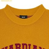  Áo Sweat Len MLB Varsity Sweater CLE (D.Mustard) 3AKPV0134-45MSD 