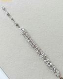  Vòng Tay, Lắc Tay Swarovski Mesmera bracelet Mixed cuts, White, Rhodium plated 5669927 