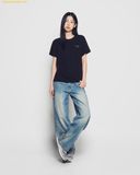  Áo Phông ADLV Fuzzy Dragon Artwork Short Sleeve T-Shirt Đen 