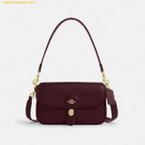 Túi Đeo Vai Coach Hadley Shoulder Bag Merlot CY683 