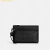 Túi Cầm Tay Coach Carry All Pouch In Signature Canvas CY985