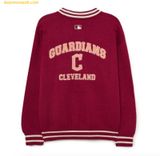  Áo Khoác Cardigan MLB Varsity Cardigan 3AKCV0134-45WIS Đỏ 