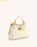  Túi xách JW PEI Lucia Classic Top Handbag - Trắng 