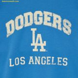  Áo Sweat MLB Varsity fleece oversized man-to-man LA (L.Blue) 3AMTV0436-07BLL Xanh 