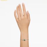  Vòng Tay, Lắc Tay Swarovski Mesmera bracelet Mixed cuts, Green, Rhodium plated 5668360 