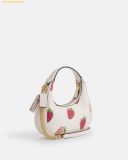  Túi Đeo Chéo Coach Carmen Mini Crossbody Bag With Strawberry Print 