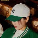 Mũ Lưỡi Trai MLB Basic Coloration Ball Cap New York Yankees 3ACP3303N-50GNP - Xanh Trắng 