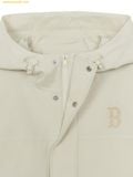  Áo Khoác MLB Women's Gofcore Curve 2L Windbreaker Boston Red Sox 3FWJB0154-43CRD Trắng Cream 